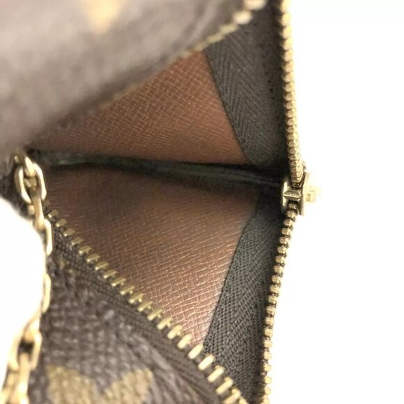 522217AF Louis Vuitton Wallet Coin Case Cles Brown Monogram - Picture 8 of 9